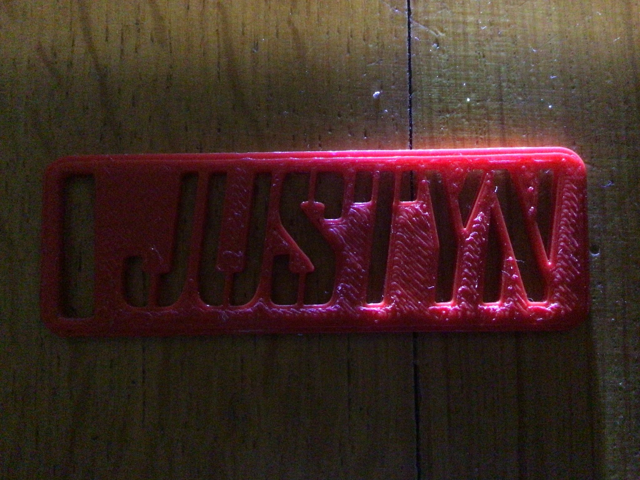 Móc khóa thiết kế tối giản cho nametag