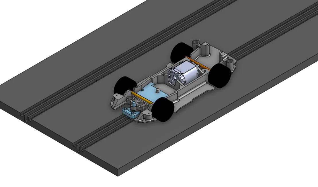 Chassis Ferrari 575 GTC LM04 Evolution chuyển đổi sang kỹ thuật số