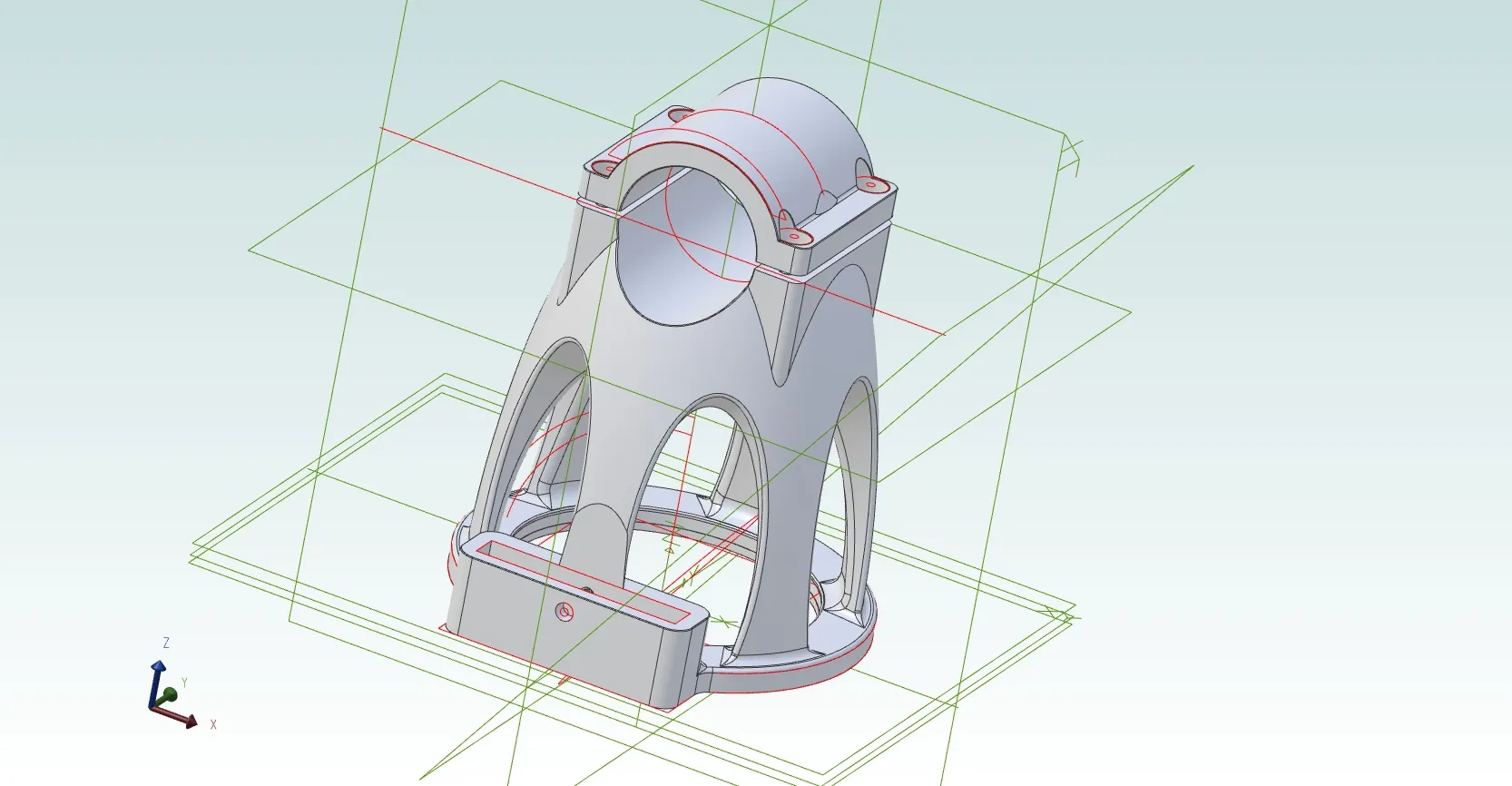 Giá đỡ Unifi UAC-AC-Pro cho ống 35mm