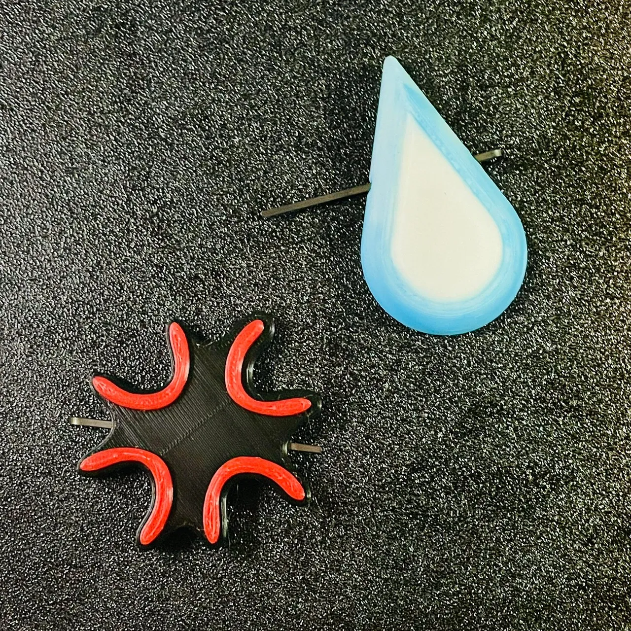 Kẹp tóc biểu tượng cảm xúc hoạt hình vui nhộn