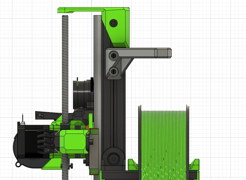 Giá đỡ Bowden ngược cho máy in Rat Rig V-Minion