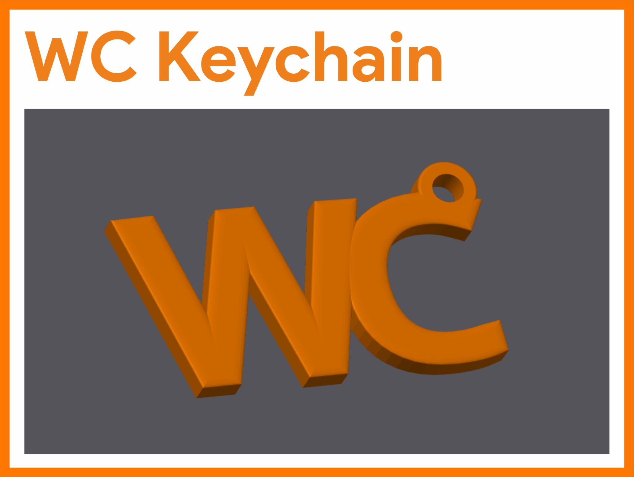 Móc khóa đơn giản cho chìa khóa nhà vệ sinh