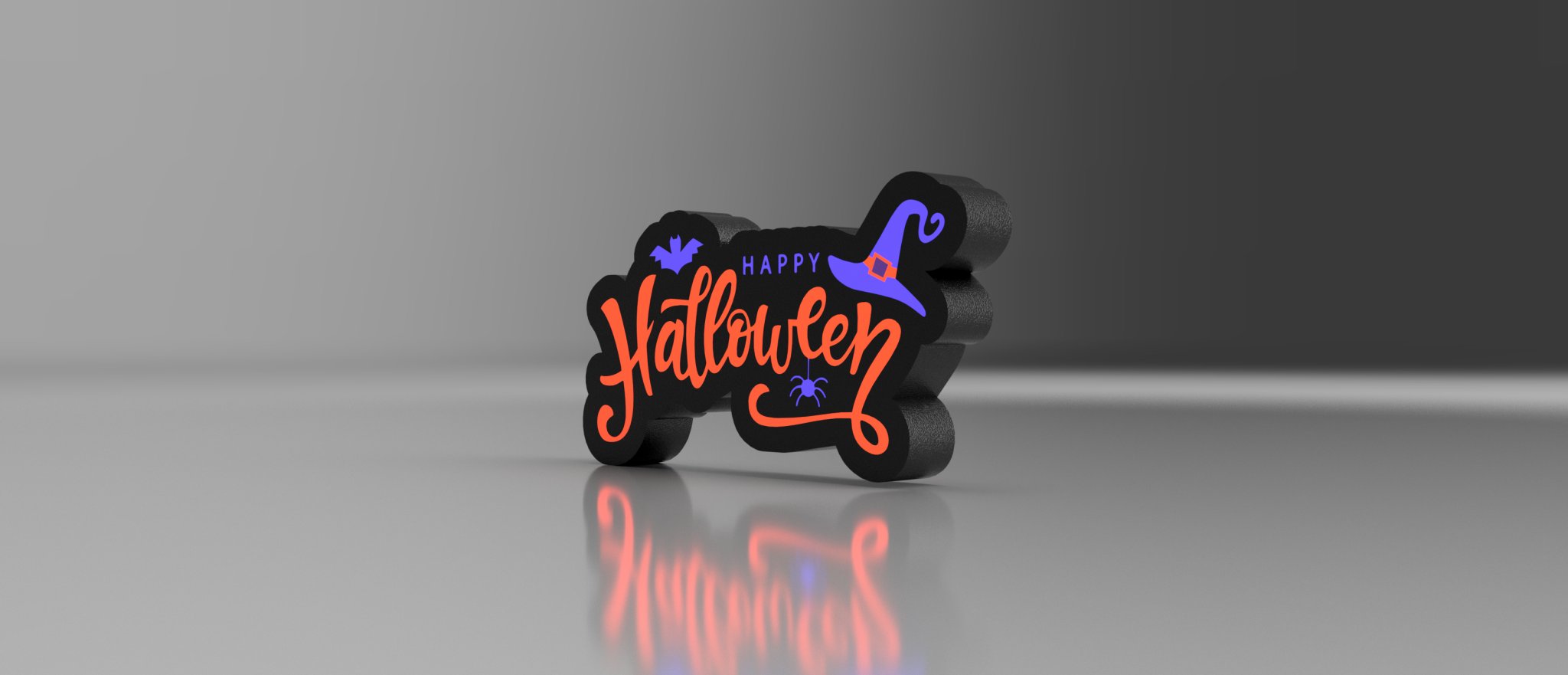 Đèn trang trí Halloween hình hộp ánh sáng