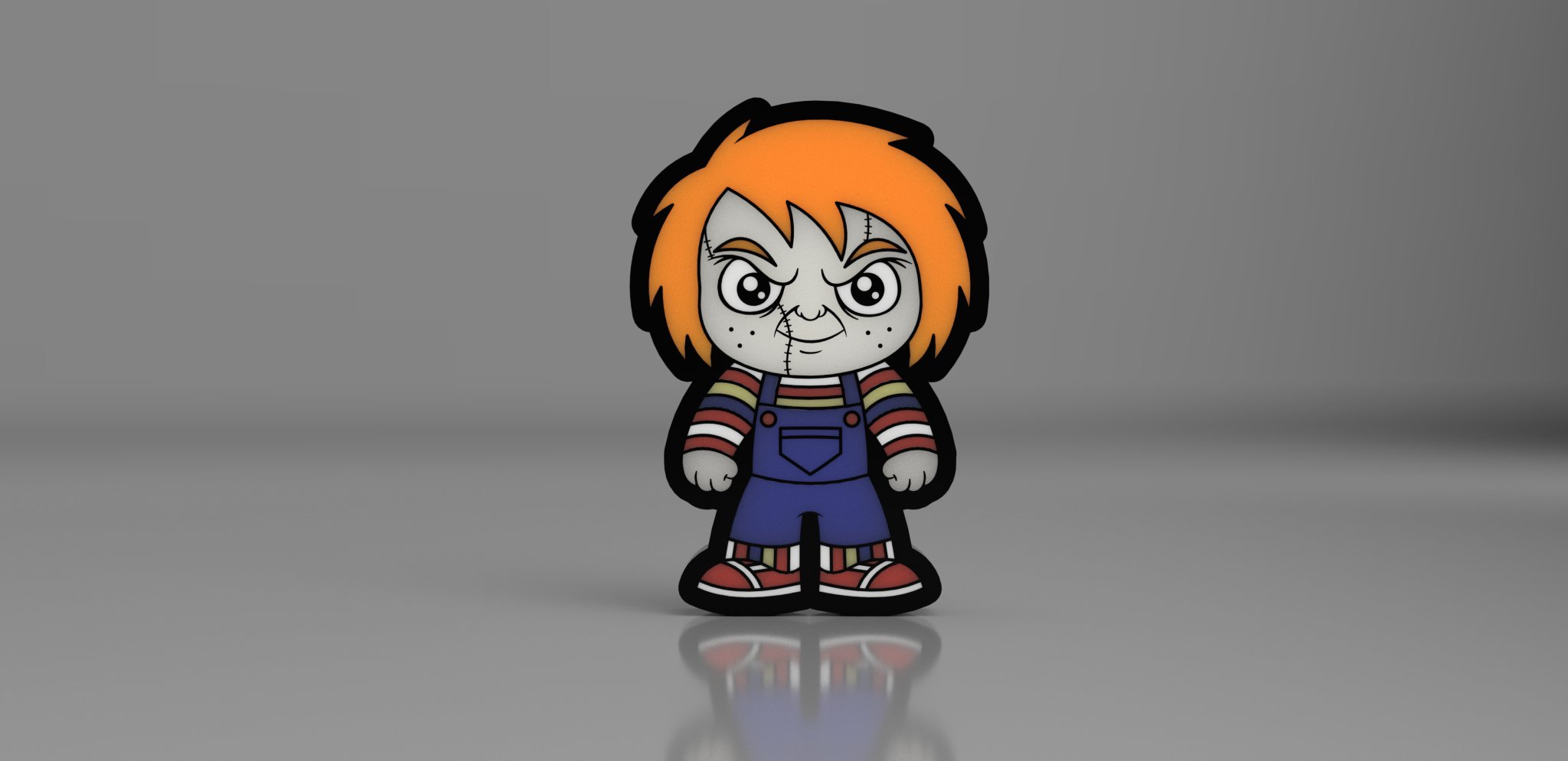 Hộp đèn Halloween Chucky với đèn LED trang trí