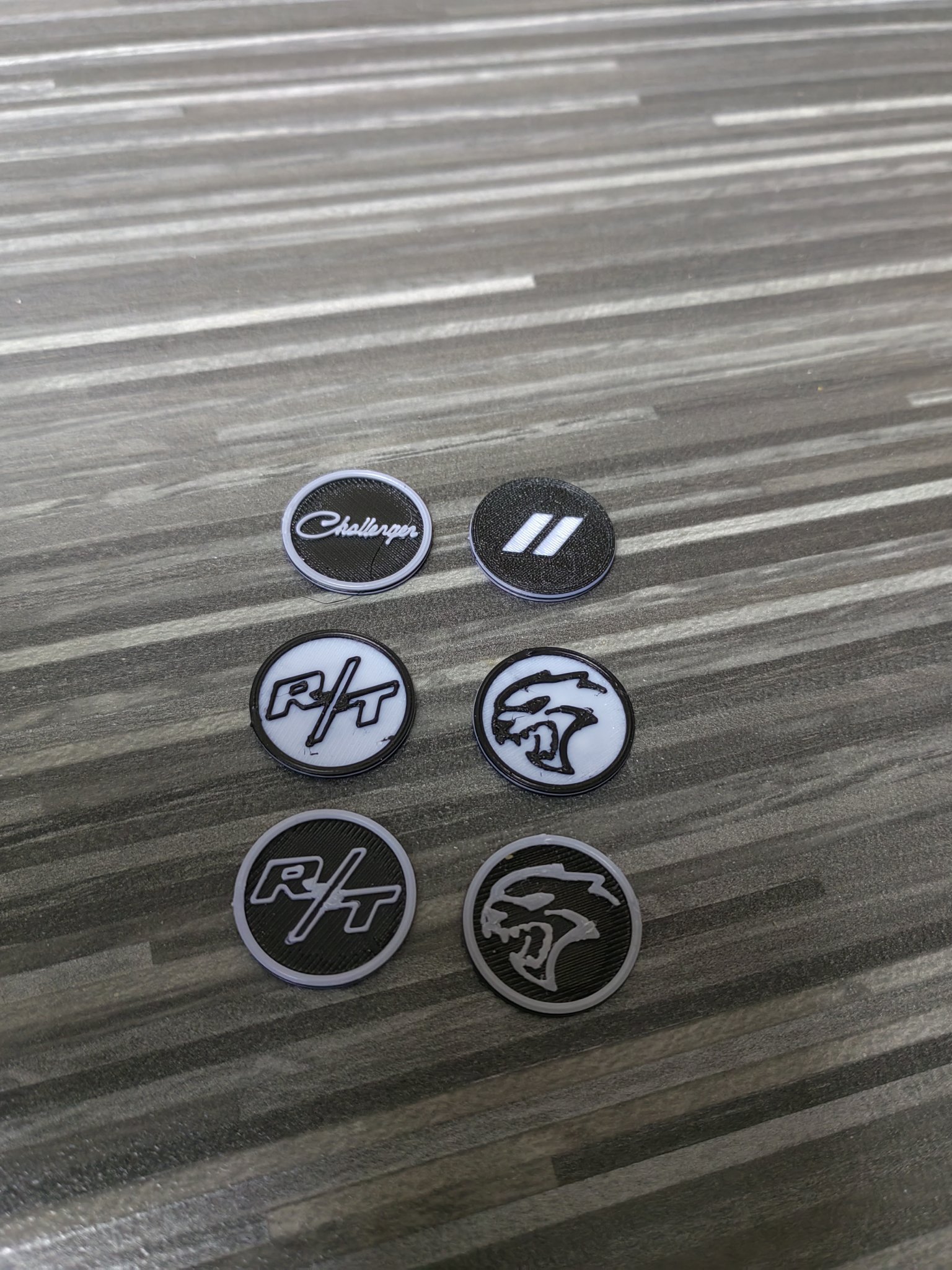 Token mua sắm thiết kế Dodge Challenger R/T và Hellcat