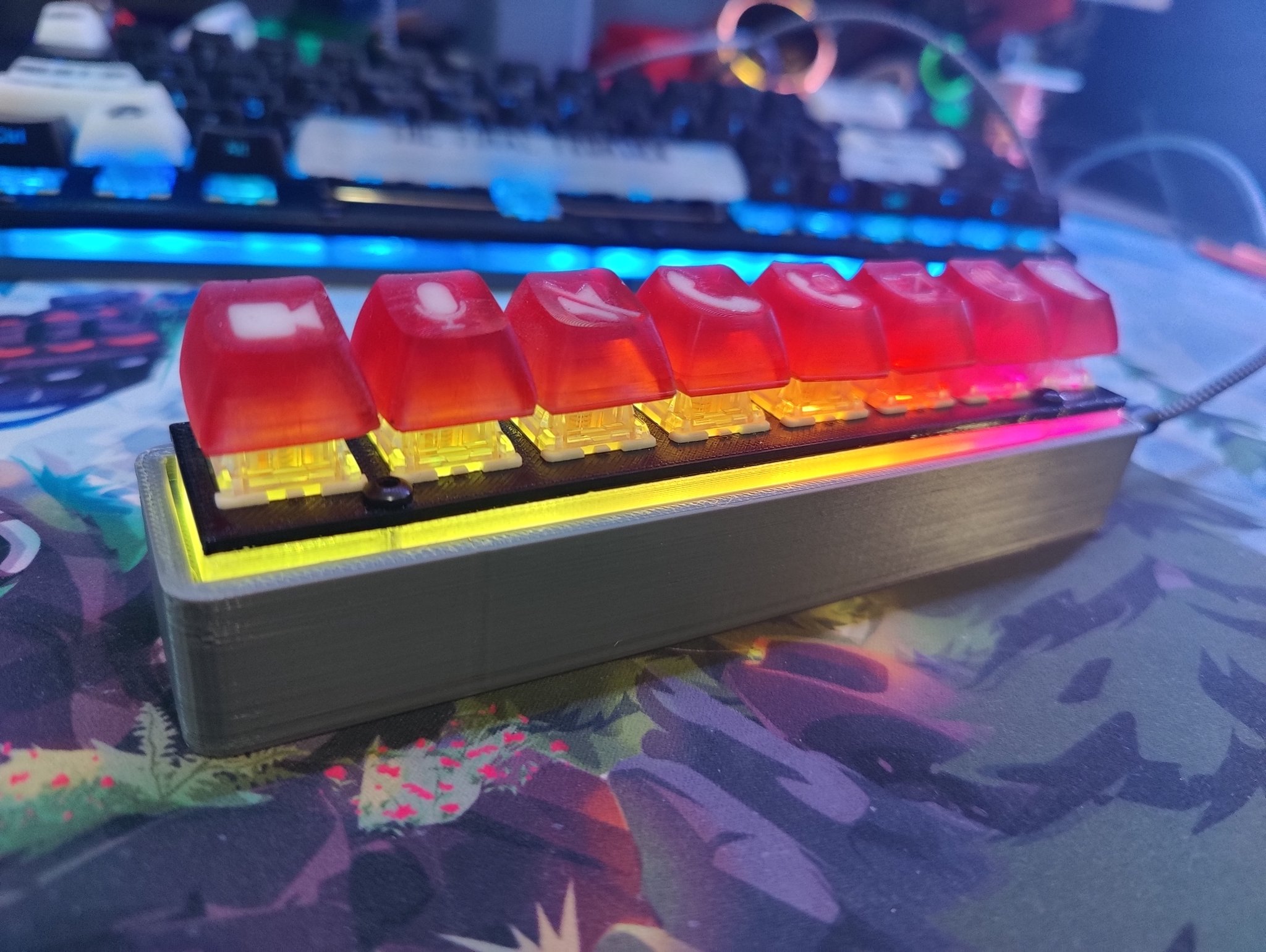 Bảng điều khiển macro 8 nút cho cuộc họp Teams