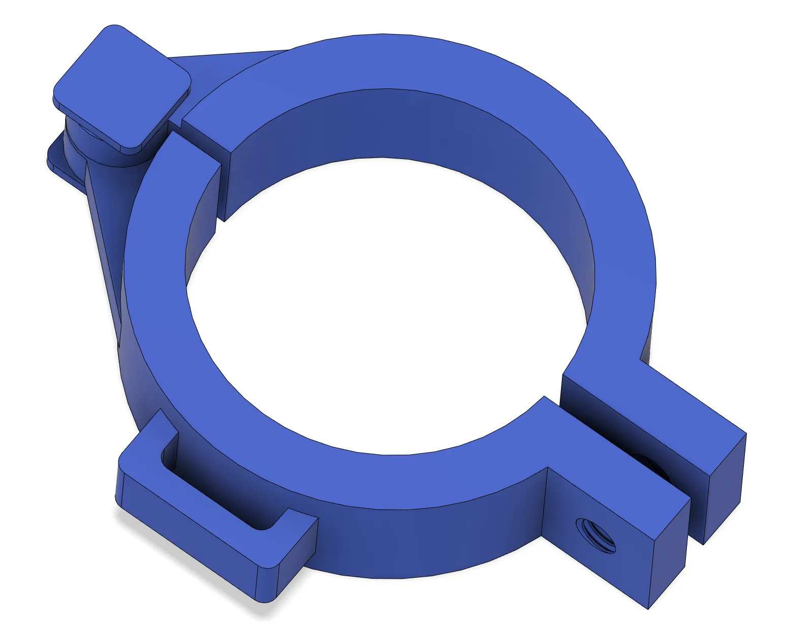 Gắn dây đeo cho monopod với kẹp ống dạng vuông