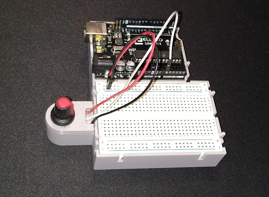 Giá đỡ cho Arduino Uno và breadboard kích thước nhỏ