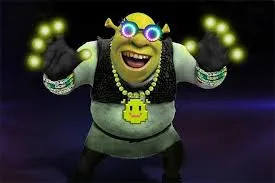 Móc khóa shrekaurus mini in 3D độc đáo