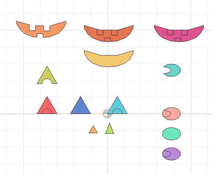 Phụ kiện mặt trang trí bí ngô không cần cắt gọt