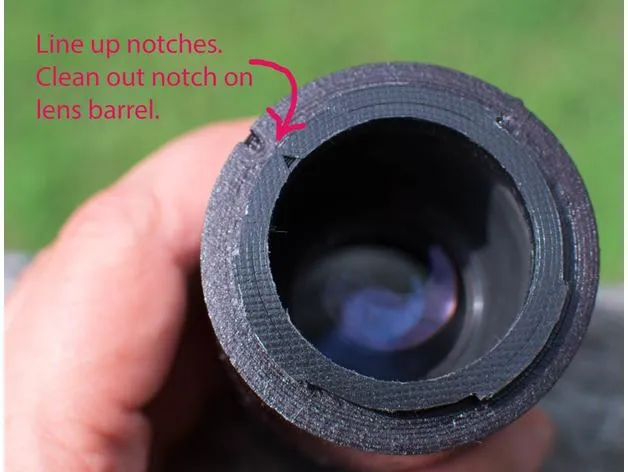 Mô đun ống kính vi sinh 4x cho máy ảnh Nikon F-mount