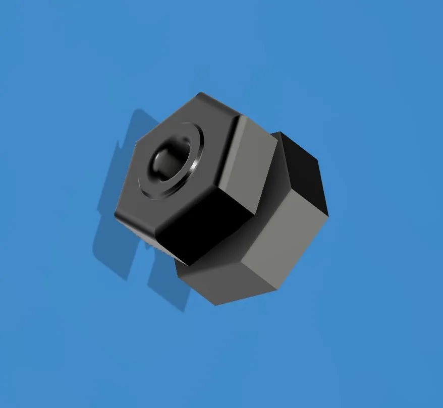 Bu lông rỗng và đai ốc M8 với lỗ khoan 2mm