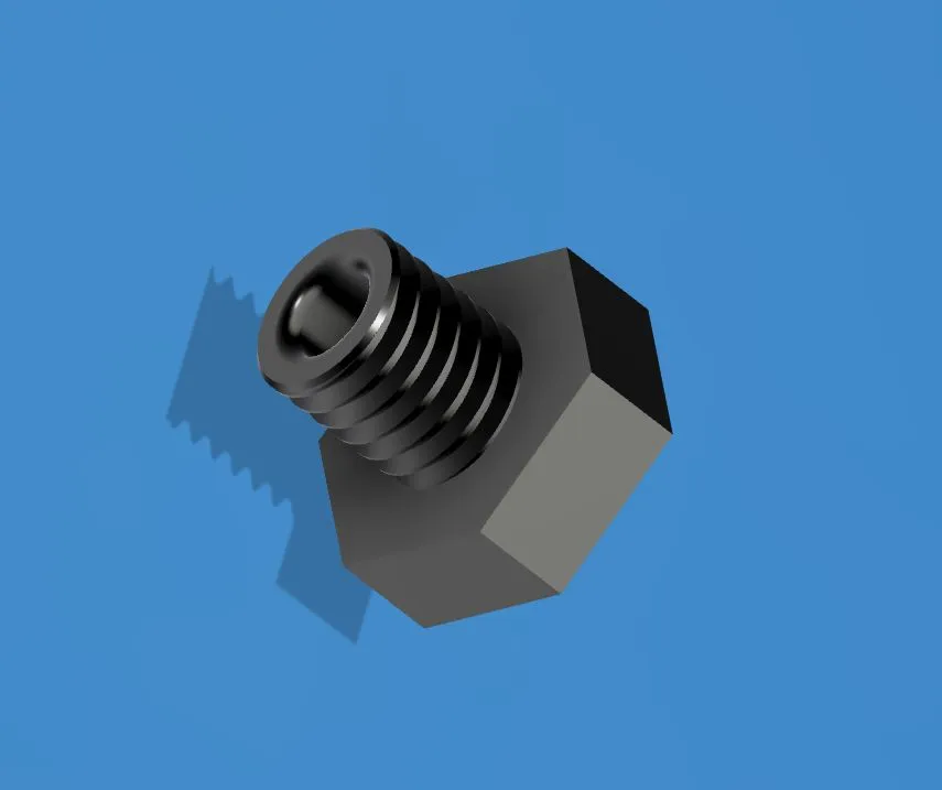 Bu lông rỗng và đai ốc M8 với lỗ khoan 2mm