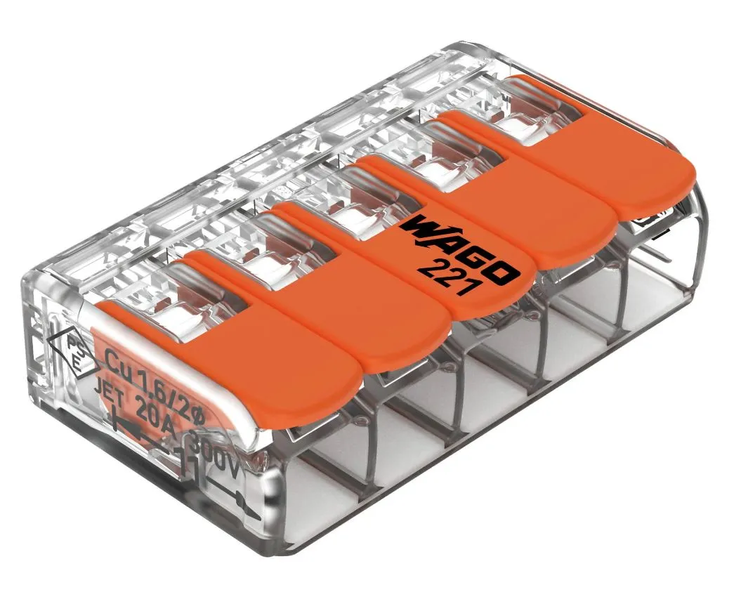 Giá đỡ kết nối Wago 221-415 cho 5 dây nối