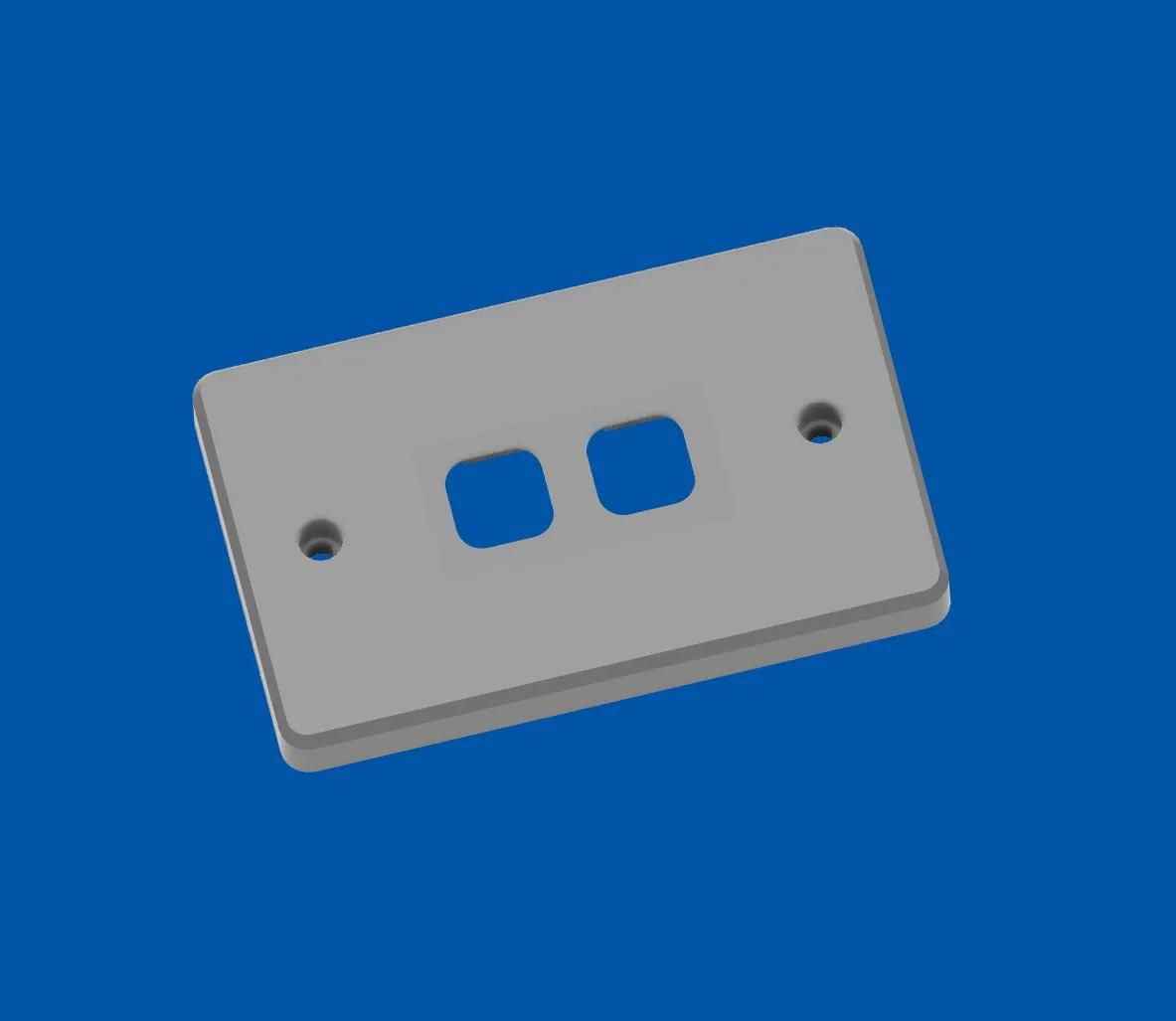 Bảng điều khiển công tắc tường đôi 25mm