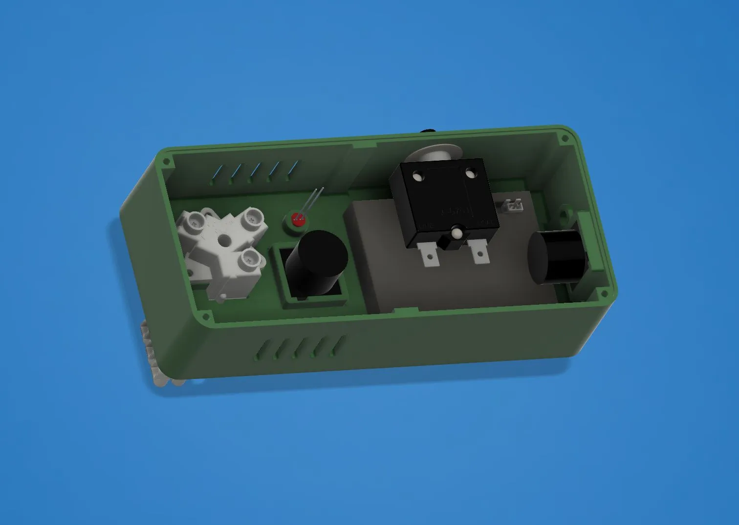 Vỏ đồng hồ đo năng lượng tích hợp mạch bảo vệ 10A