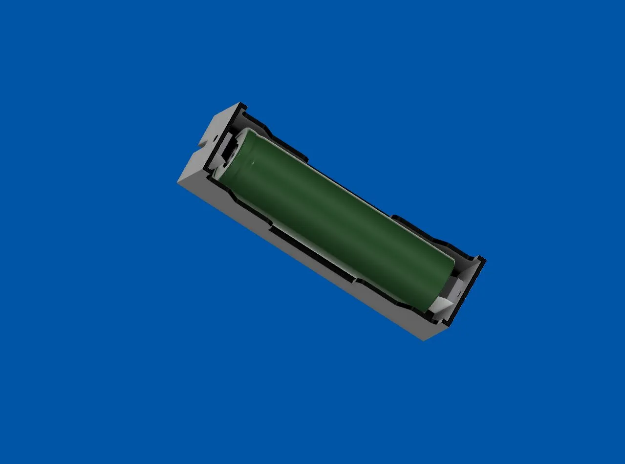 Pin 18650 và giá đỡ pin độc lập