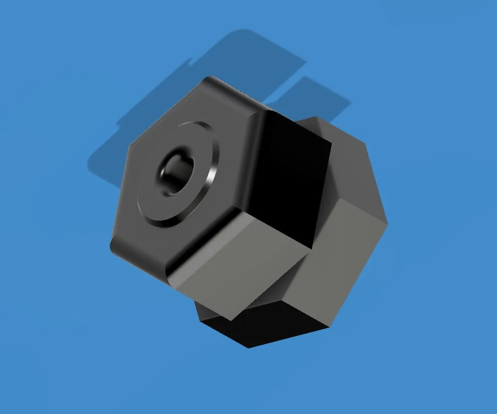 Bu lông rỗng và đai ốc M6 với lỗ 2mm