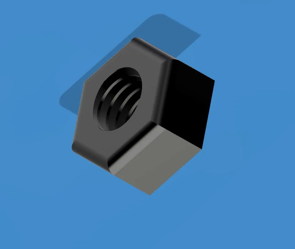 Bu lông rỗng và đai ốc M6 với lỗ 2mm