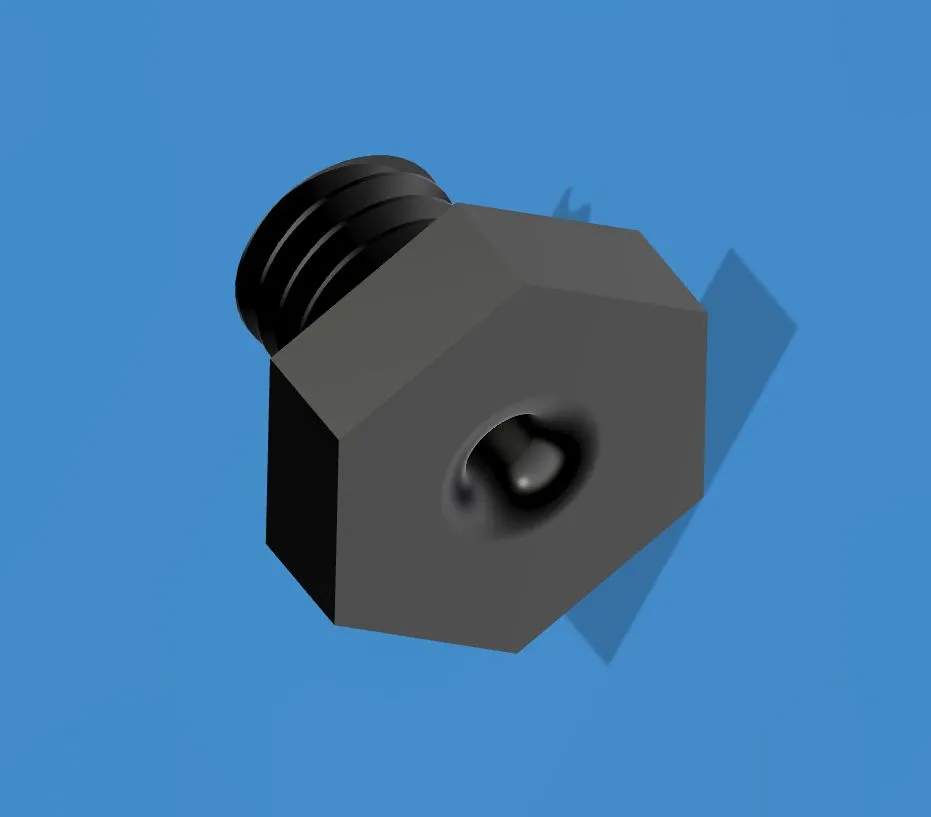 Bu lông rỗng và đai ốc M6 với lỗ 2mm