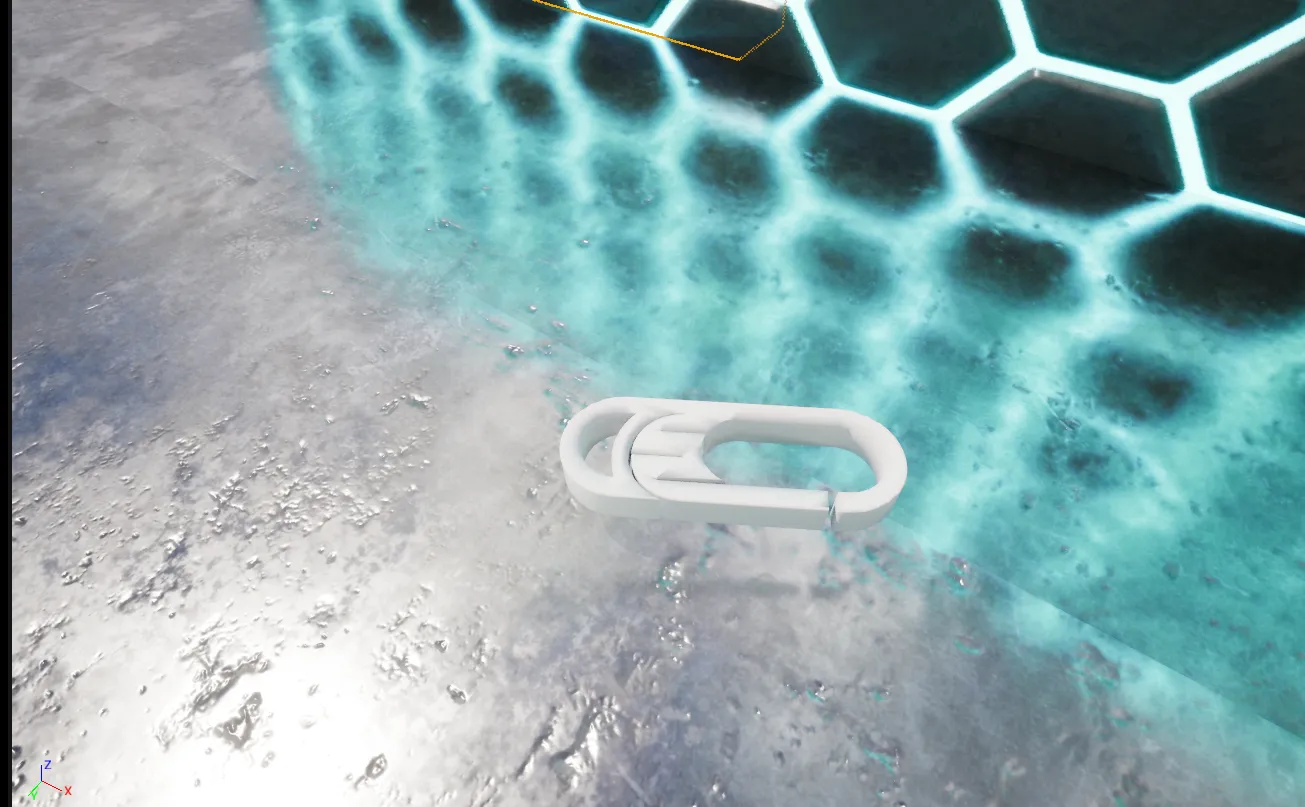 Khóa carabiner phát sáng với lỗ cố định