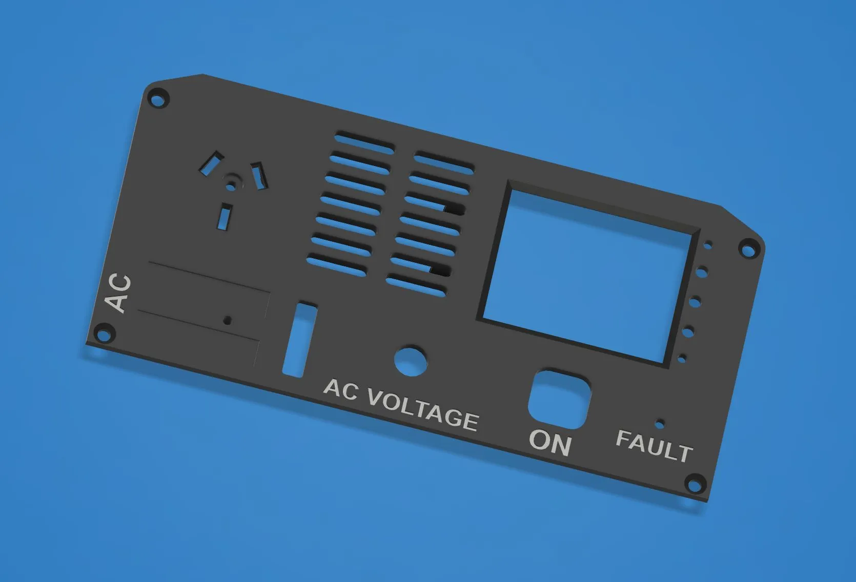 Bảng điều khiển trước cho biến tần DC sang AC 1KW