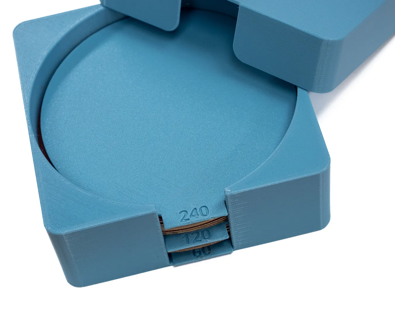 Hộp lưu trữ đĩa chà nhám và nắp đậy