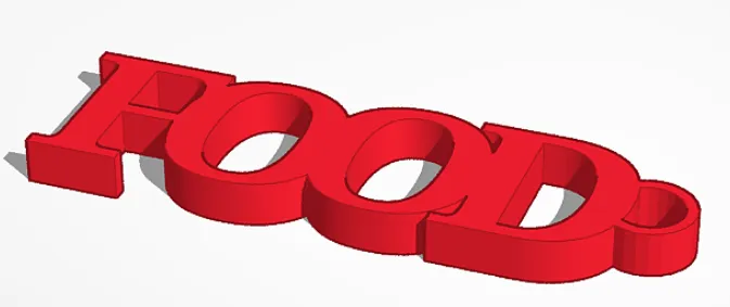 Móc khóa hình thức thức ăn dễ thương