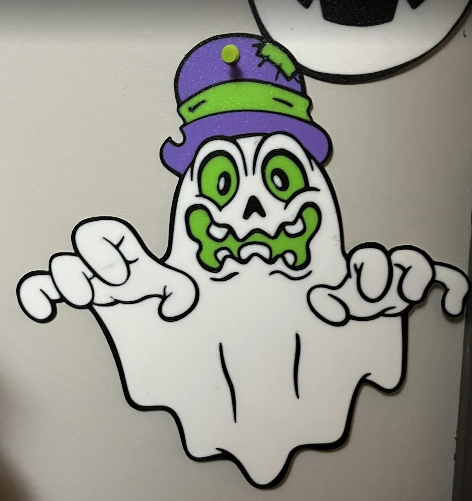 Ma quái treo tường phong cách 2D cho Halloween