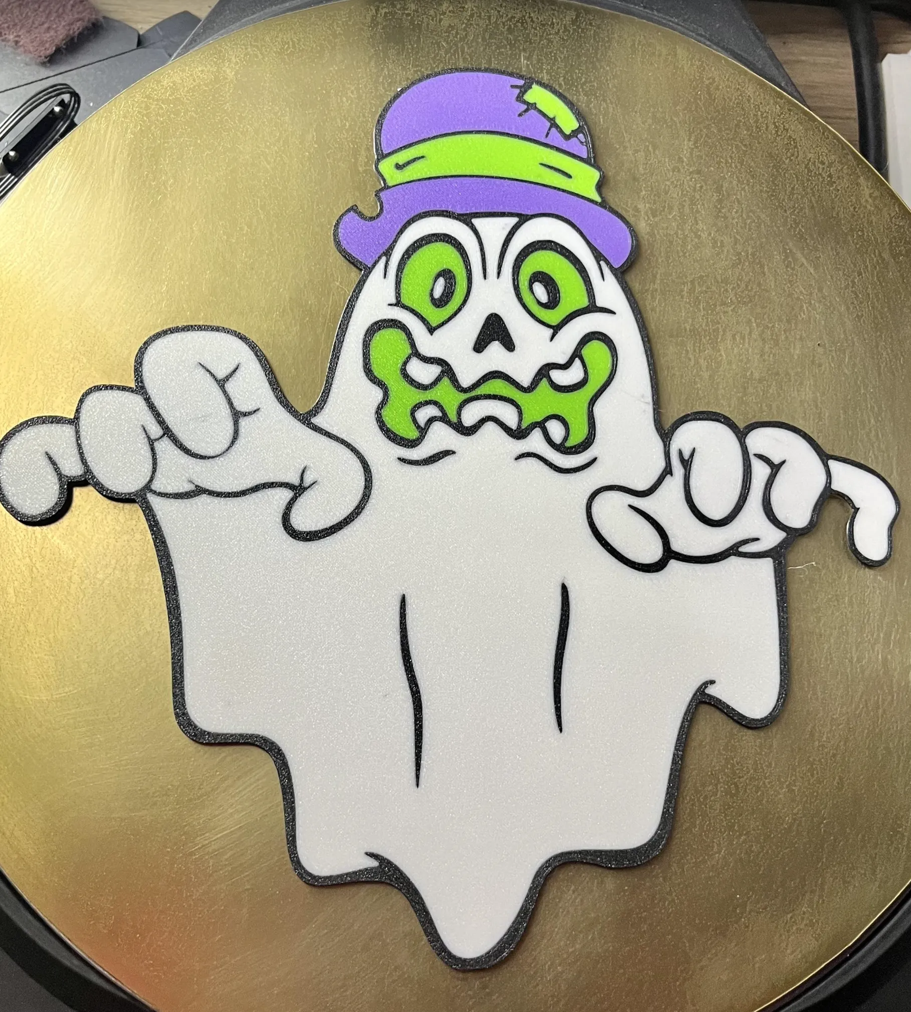 Ma quái treo tường phong cách 2D cho Halloween