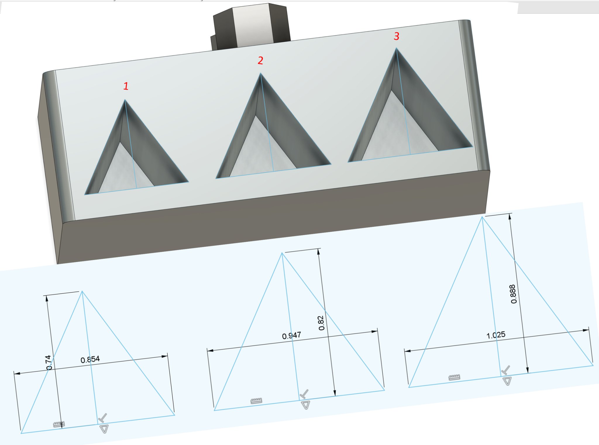 Giá đỡ thước kẻ quy hoạch/kỹ thuật HSW (Kích thước khác nhau) - Tổ ong