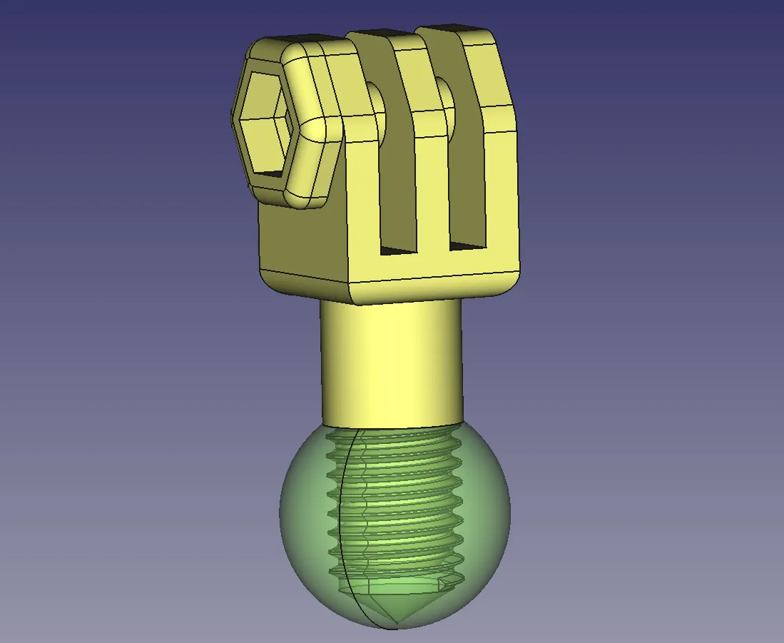 Giá đỡ GoPro cho khớp cầu có khóa