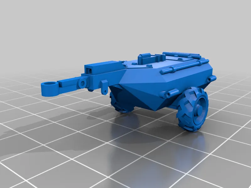 Xe tăng Churchill Crocodile dễ in 3D tỉ lệ 1/100