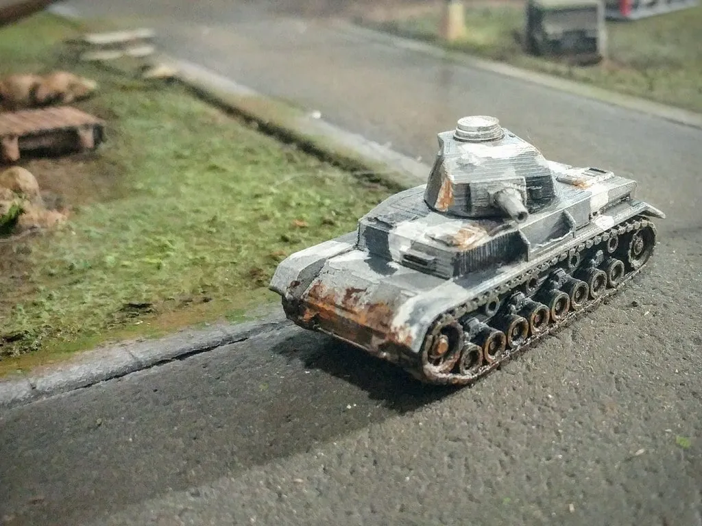 Xe tăng Panzer IV dễ in tỷ lệ 1/100