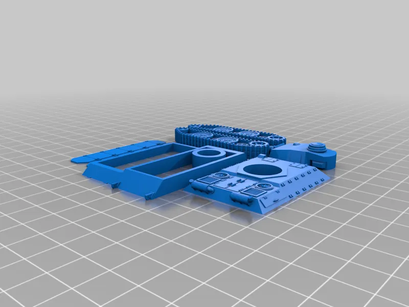 Xe tăng E-25 dễ in 3D tỉ lệ 1/100