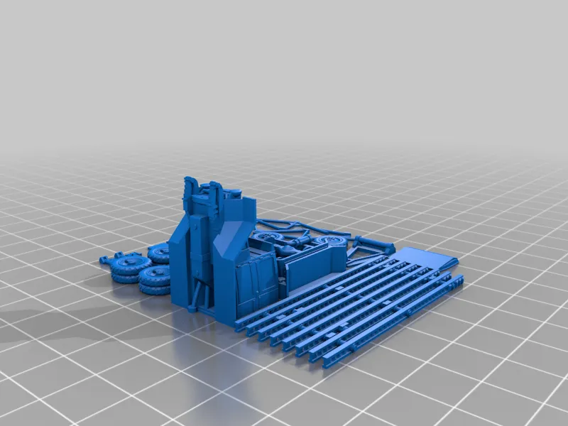 Xe tải Zis Katyusha dễ in tỉ lệ 1/100