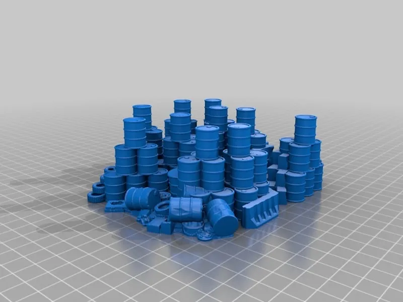 Cổng thùng Gaslands cho mô hình địa hình 3D