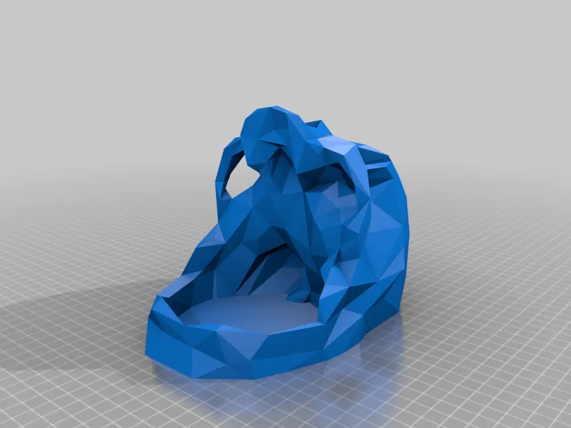 Tháp xúc xắc đầu lâu phong cách low-poly