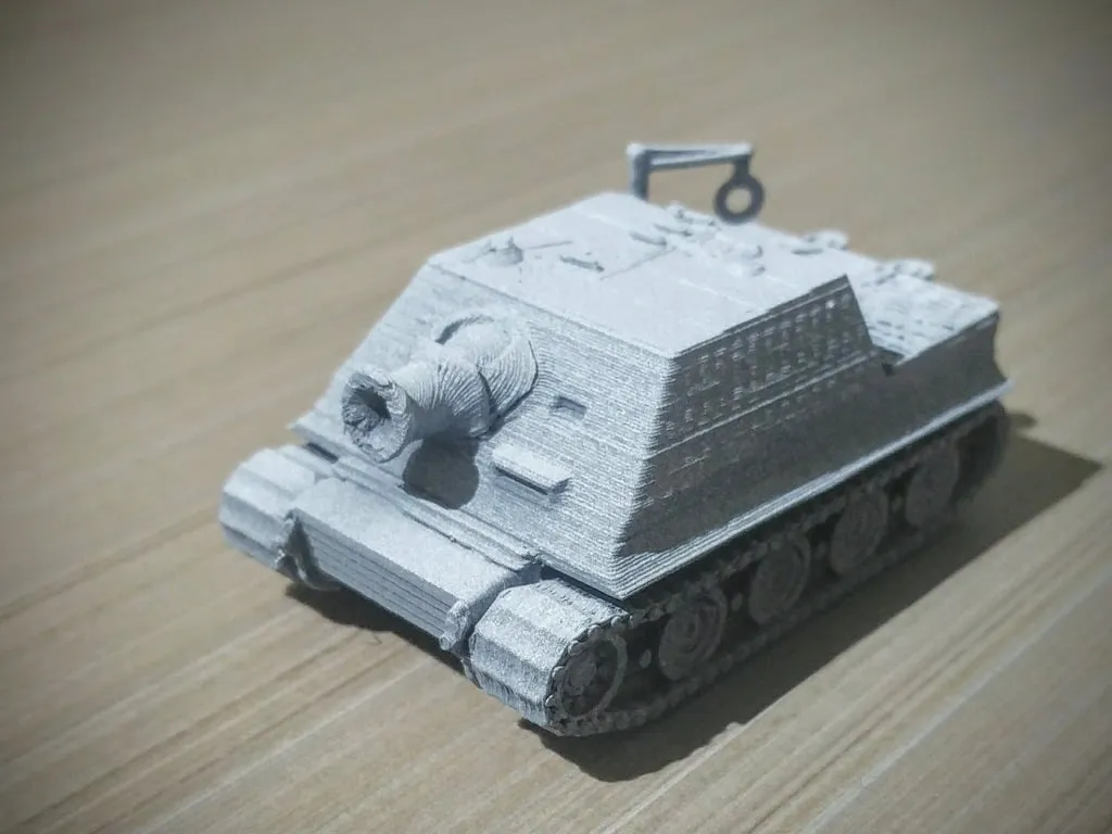 Xe tăng Sturmtiger 380mm in 3D dễ dàng với thiết kế cải tiến