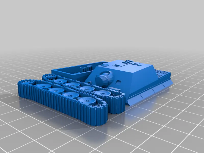 Xe tăng Sturmtiger 380mm in 3D dễ dàng với thiết kế cải tiến