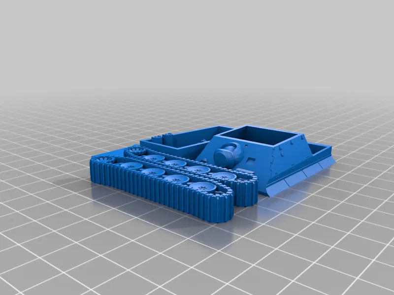 Xe tăng Sturmtiger 380mm in 3D dễ dàng với thiết kế cải tiến