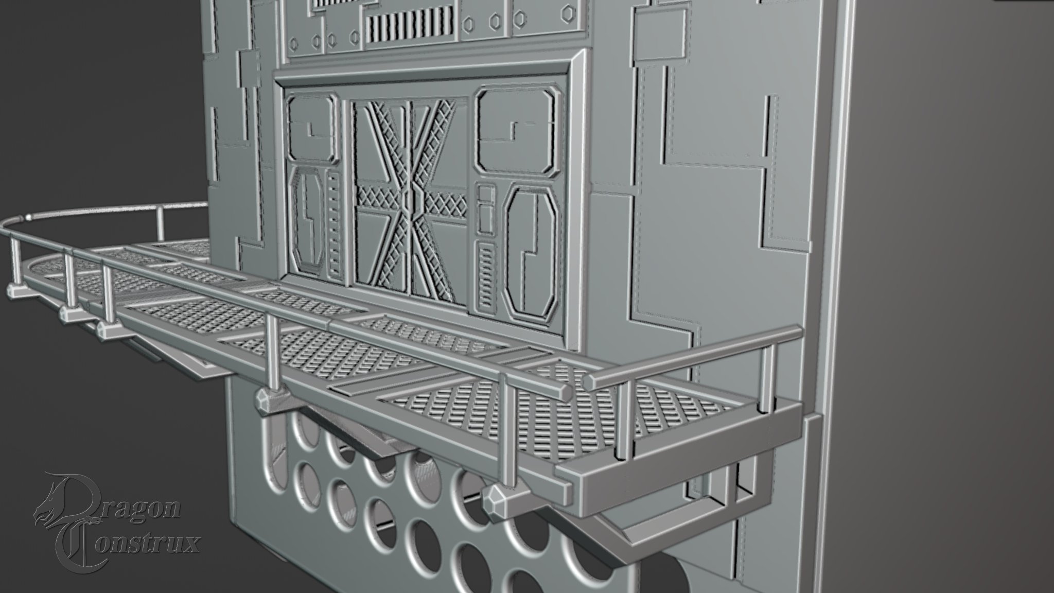 Tháp cơ sở công nghiệp QUBE 500 cho mô hình bàn chơi