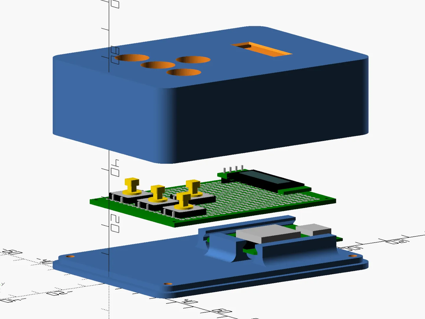 Hộp Wemos D1 Mini ESP32 với màn hình OLED và nút bấm