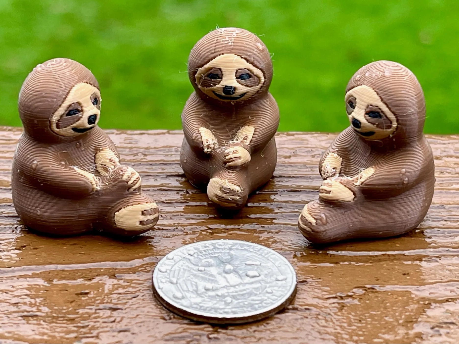 Nhân vật lười biếng dễ thương ngồi với chân co lại