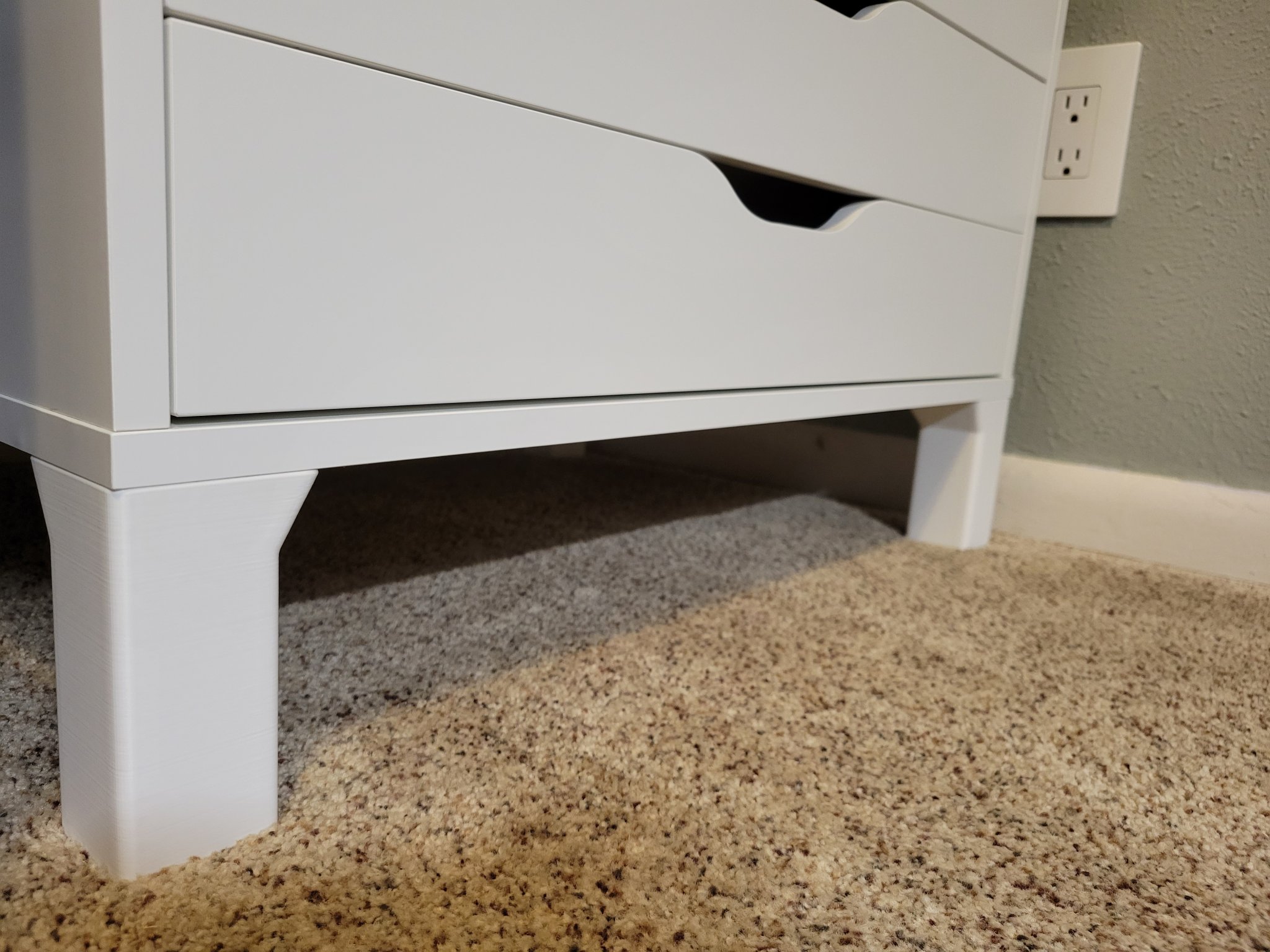 Chân cao 125mm cho tủ Ikea Alex 26"W