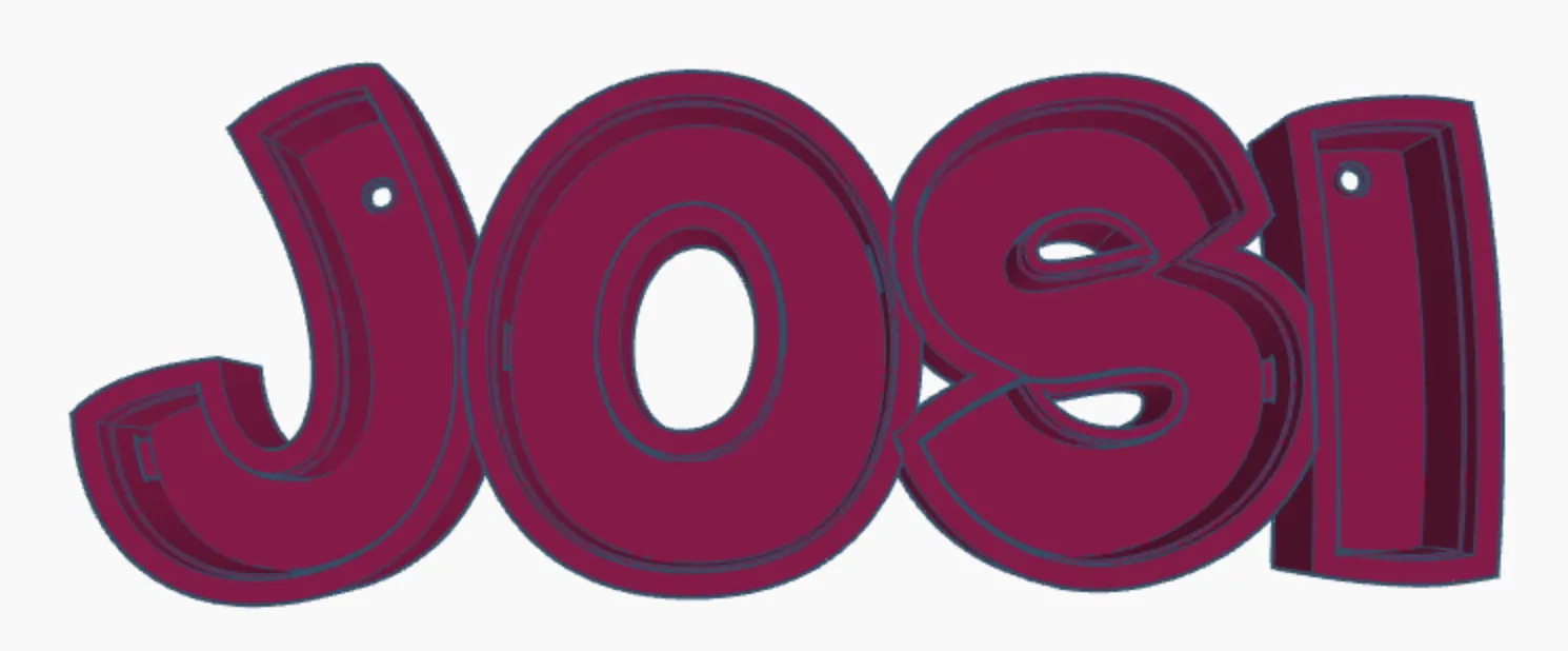 Đèn LED tên JOSI cho trẻ em