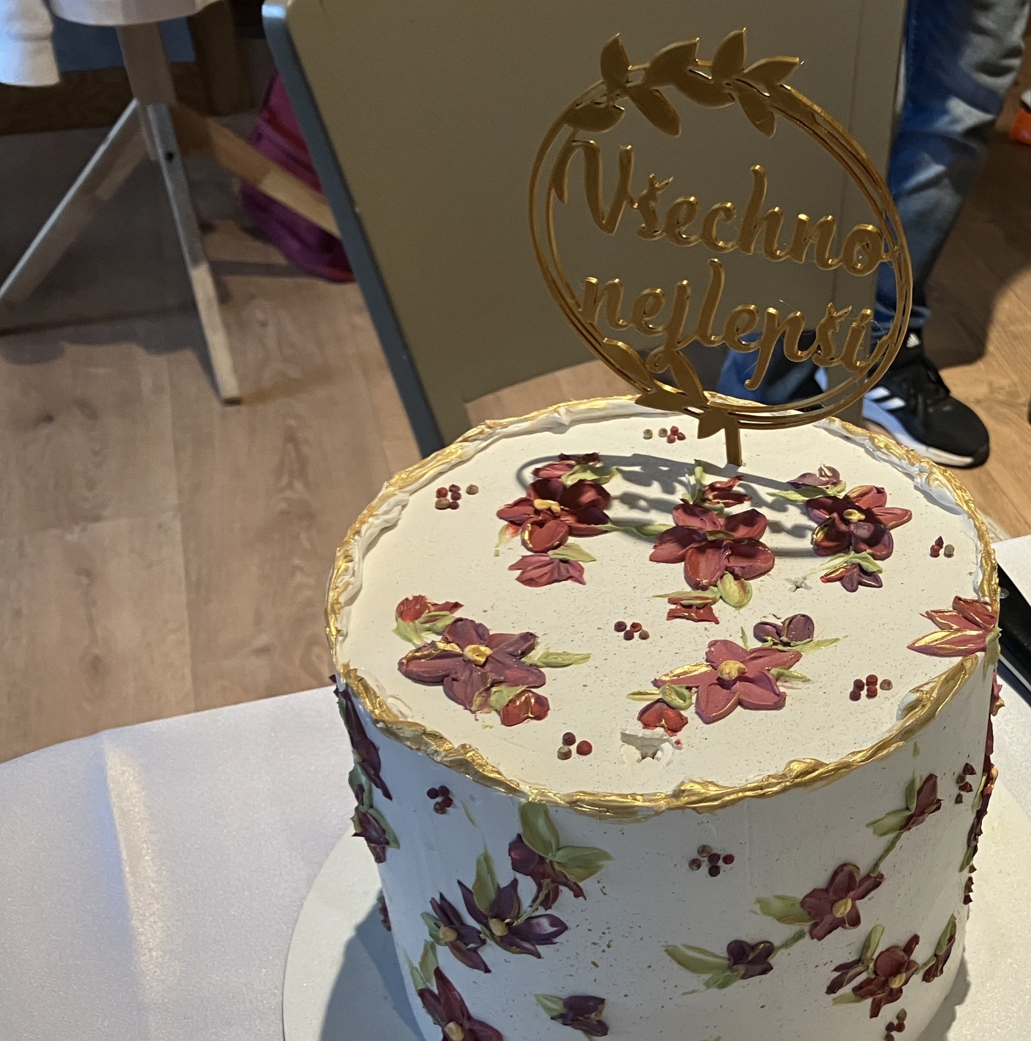 Zápich sinh nhật với nắp "Všechno nejlepší" 110mm