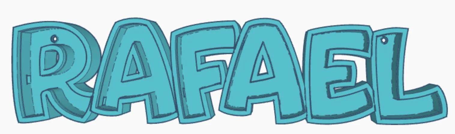 Đèn LED tên RAFAEL cho trẻ em