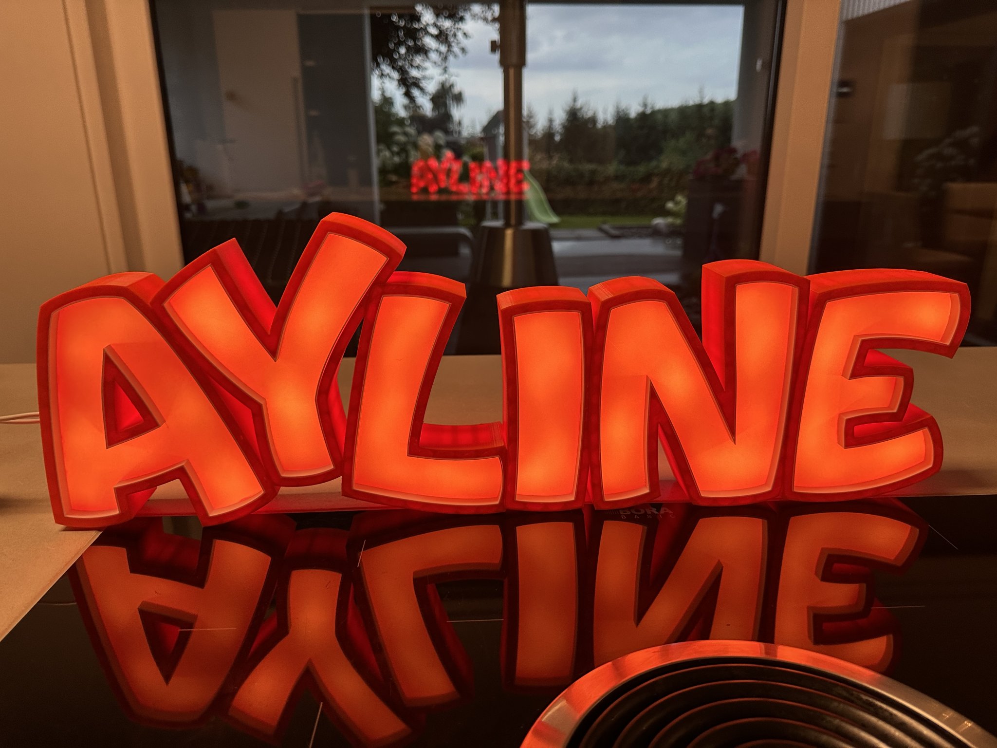 Đèn LED tên AYLINE cho phòng trẻ em