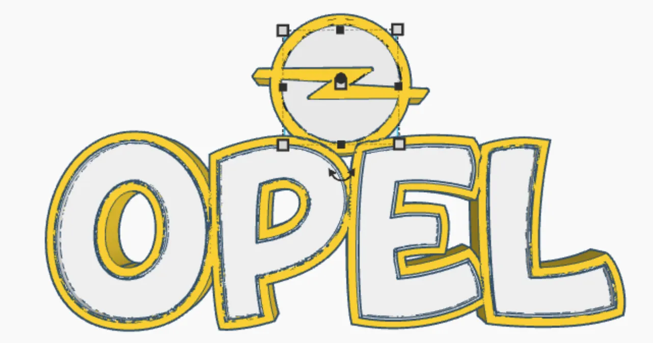 Đèn LED OPEL với logo độc đáo